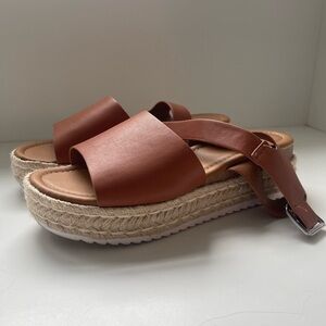 Brown Platform Sandals